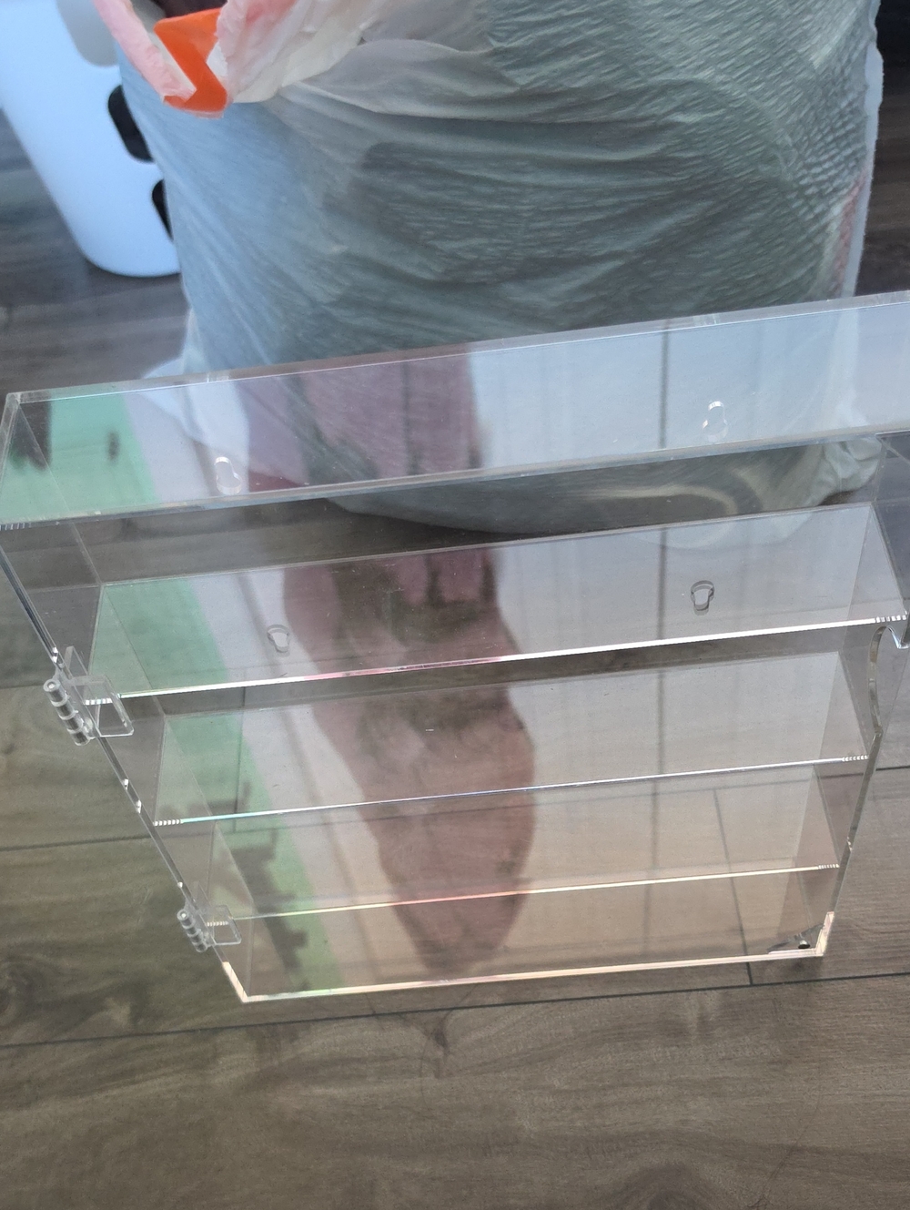 Clear Acrylic Wall-Mount Organizer - Transparent Home Storage